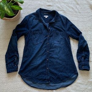 Merona Dark Chambray Top